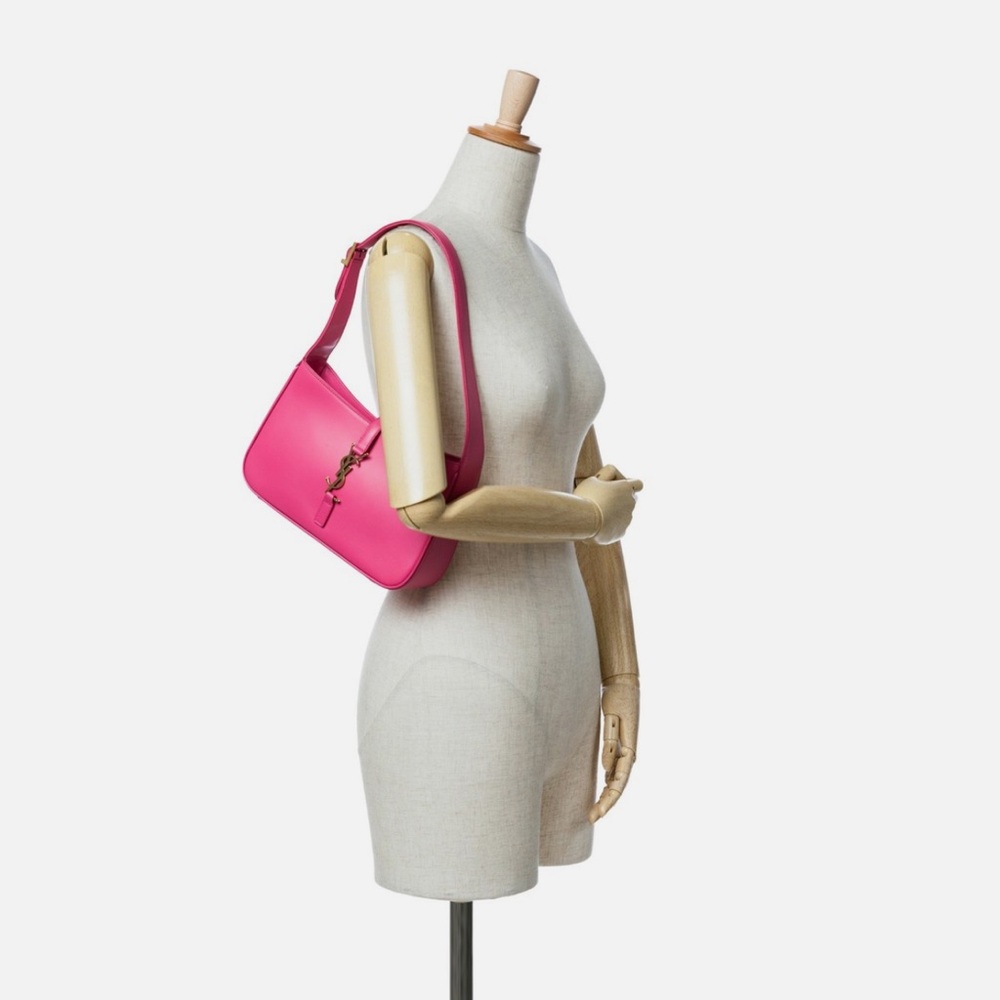 Yves Saint Laurent Le 5 a 7 Fuchsia Shoulder Bag - Picture 5 of 8